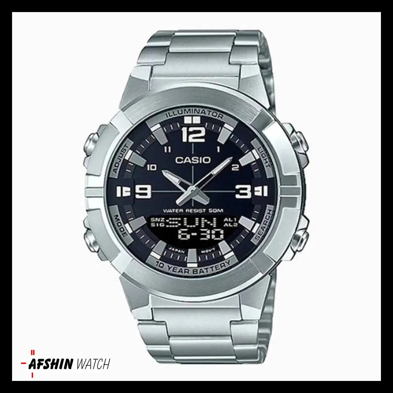 ساعت مچی کاسیو مدل CASIO-AMW-870-1A