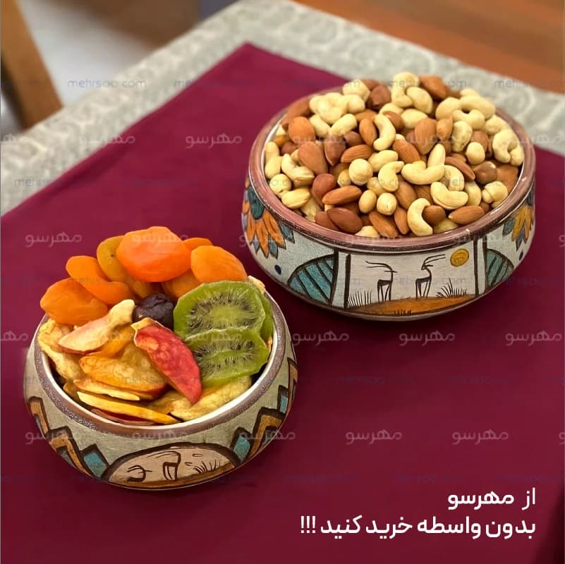 آجیل خوری غزال طرح کویر — تصویر ۶