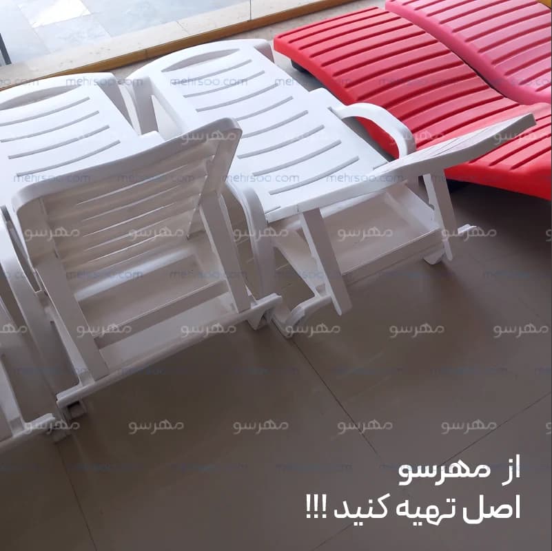 تخت استخری پلاستیک فشرده سانزو (وارداتی) — تصویر ۱۲