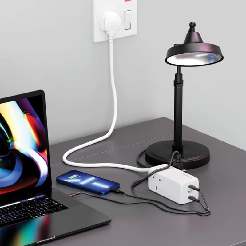 چند راهی برق و شارژر پاورولوژی Powerology 65W Power Strip PWPS65W — تصویر ۴