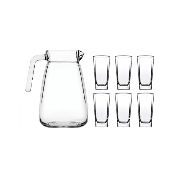 سرویس پارچ و لیوان پاشاباغجه مدل Carre ساده — تصویر ۴
