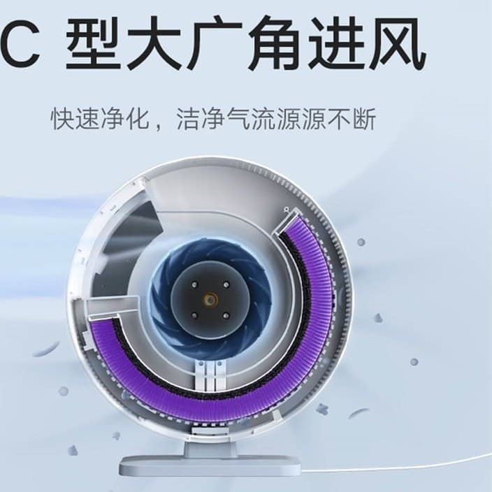دستگاه تصفیه هوا رومیزی میجیا شیائومی Xiaomi Mijia AC-M9-SC Desktop Air Purifier — تصویر ۱۰