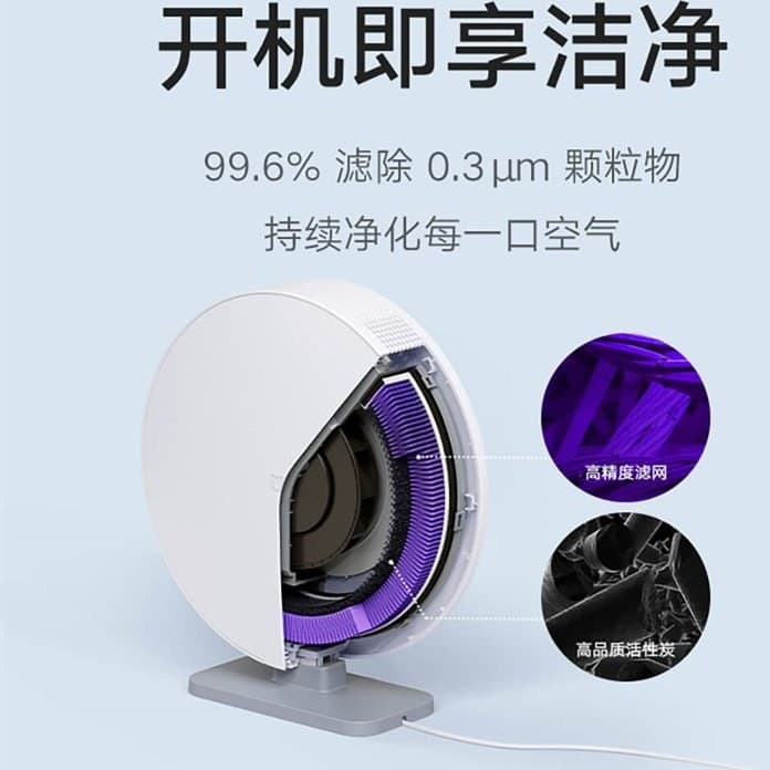 دستگاه تصفیه هوا رومیزی میجیا شیائومی Xiaomi Mijia AC-M9-SC Desktop Air Purifier — تصویر ۱۲