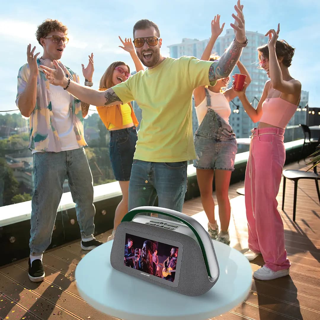 اسپیکر صفحهنمایشدار Green Lion Buenos Aires Display Speaker | تاچ 10.1 اینچ — تصویر ۴