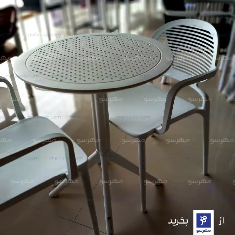 صندلی ماکان – پلیمری دسته دار — تصویر ۱۰
