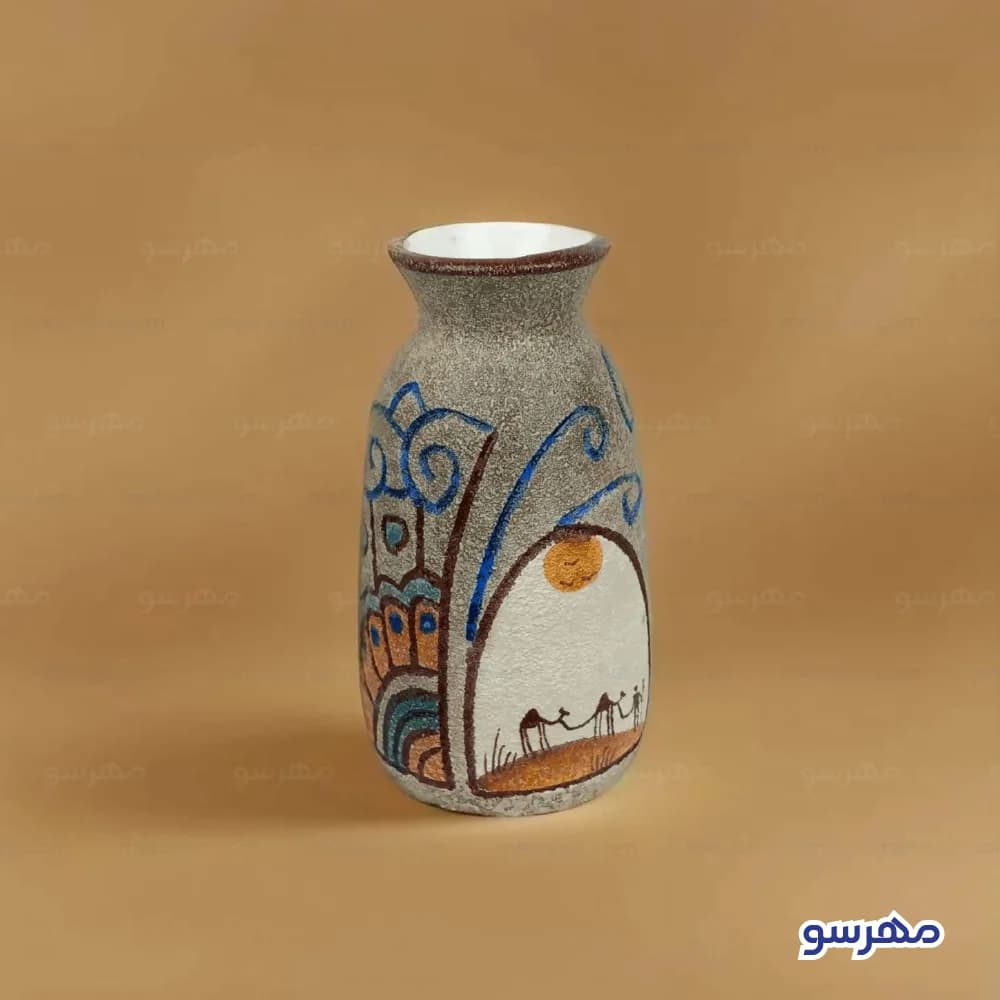 ست گلدان دوکی طرح کویر لالجین — تصویر ۵
