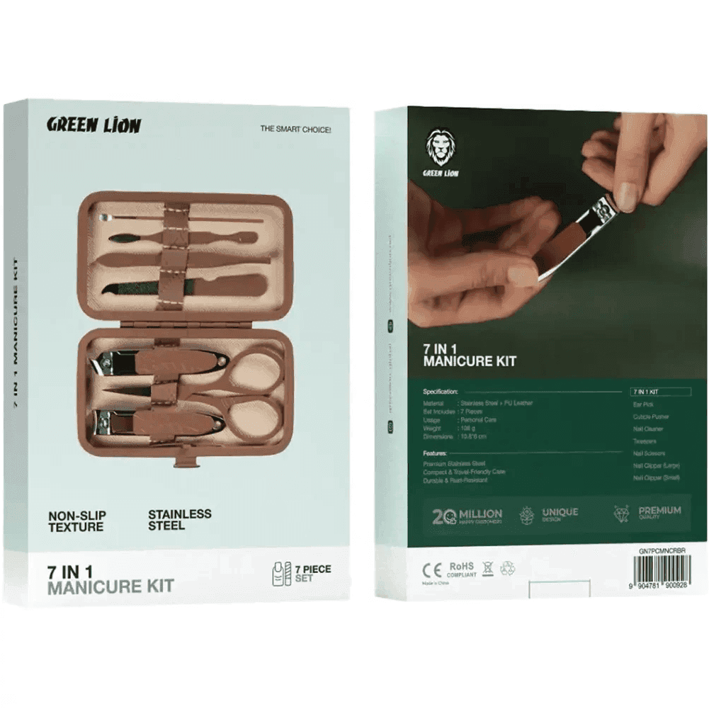 ست 7 عددی مانیکور گرین لاین Green Lion Manicure kit GN7PCMNCR — تصویر ۳