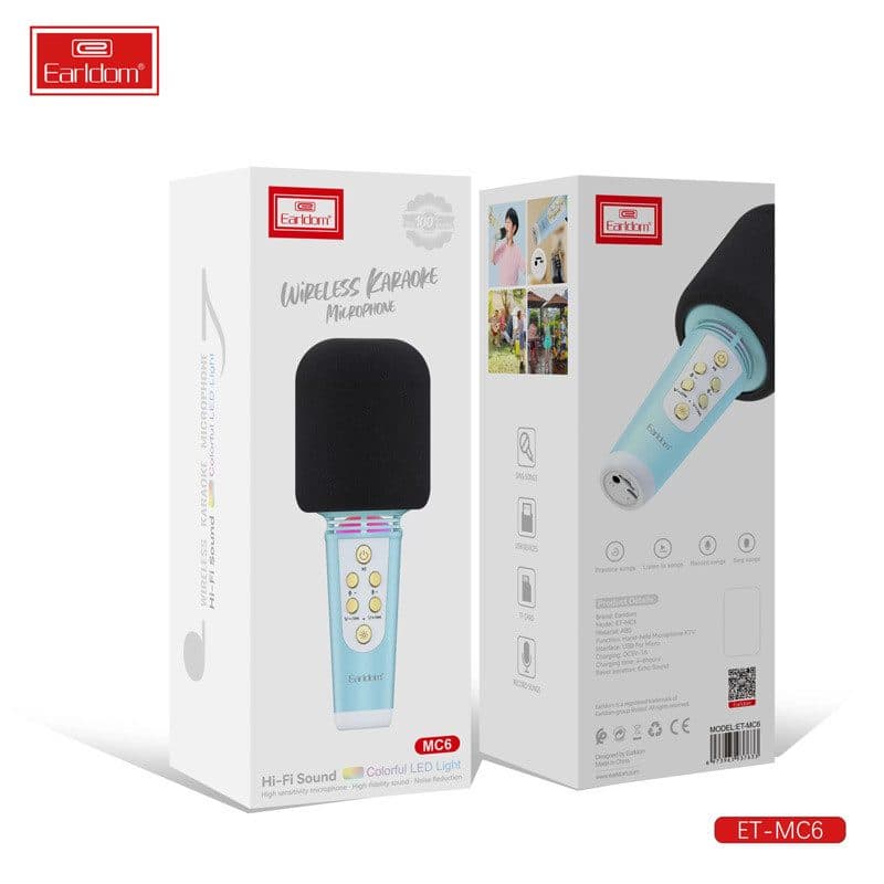 میکروفن و اسپیکر بلوتوثی ارلدام Earldom ET-MC6 — تصویر ۲