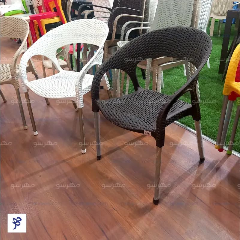 صندلی پلاستیکی حصیری ونیز — تصویر ۱۰