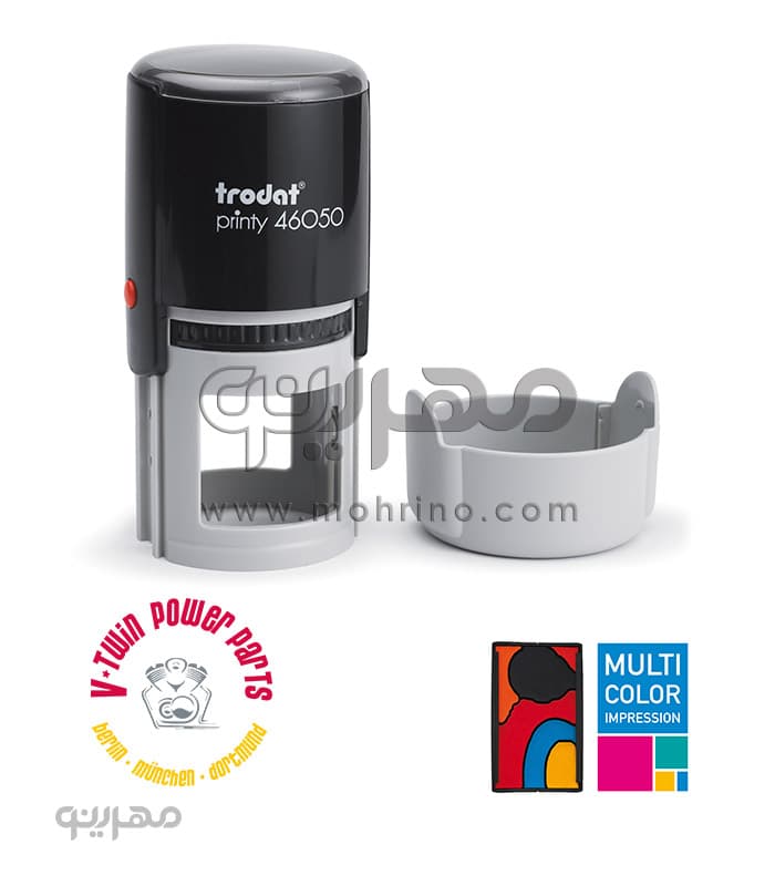 مهر رنگی چند رنگ دایره Trodat 46050 — تصویر ۲