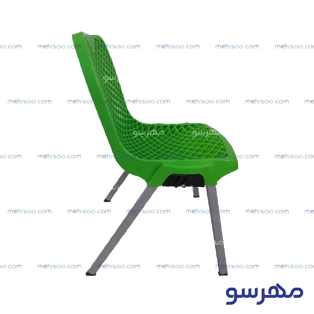 صندلی پلاستیکی شبکه ای پایه فلز — تصویر ۱۲