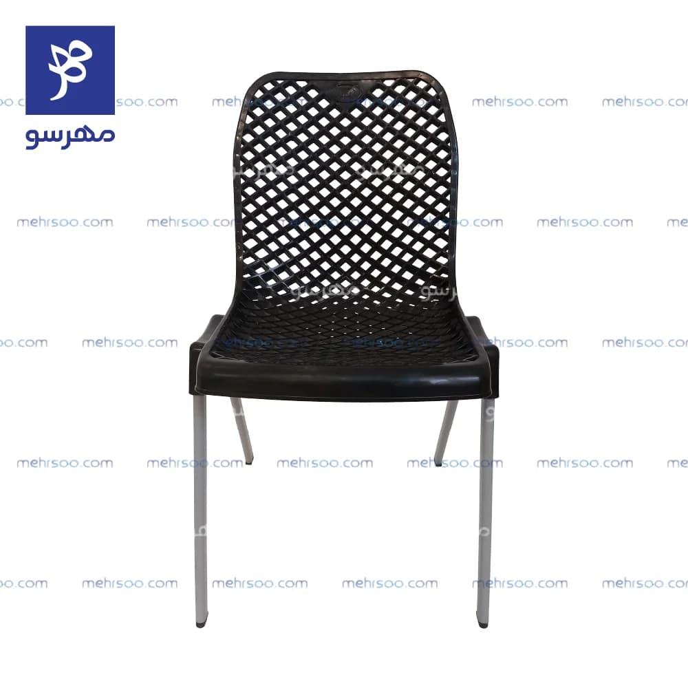 صندلی پلاستیکی شبکه ای پایه فلز — تصویر ۱۰