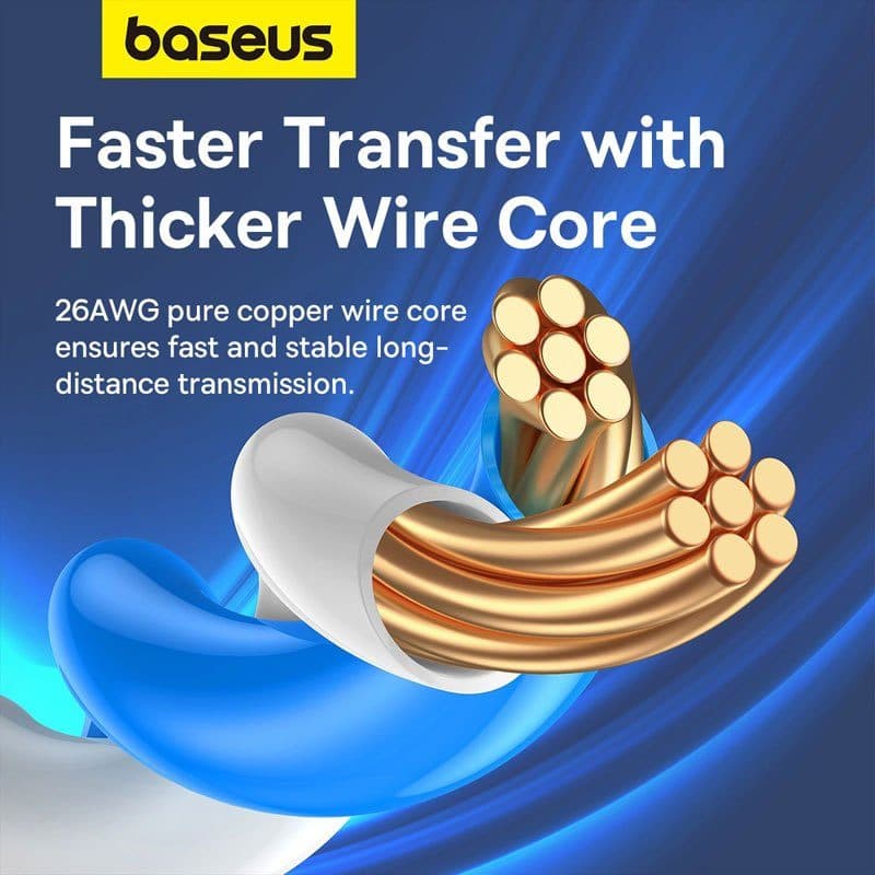 کابل شبکه 1 متری باسئوس Baseus High Speed CAT6 PCWL-A B00133204311 — تصویر ۵