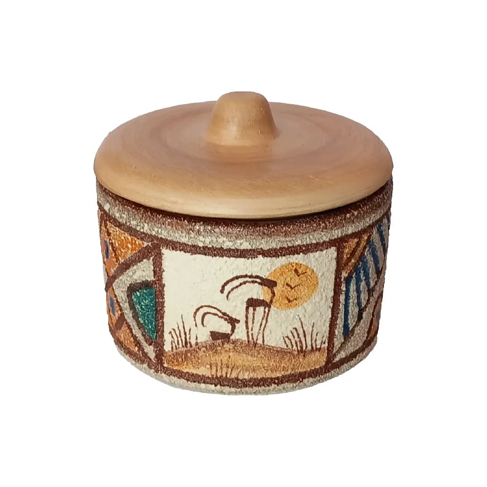 شکلات خوری سرامیکی کوچک طرح کویر (لانجین)