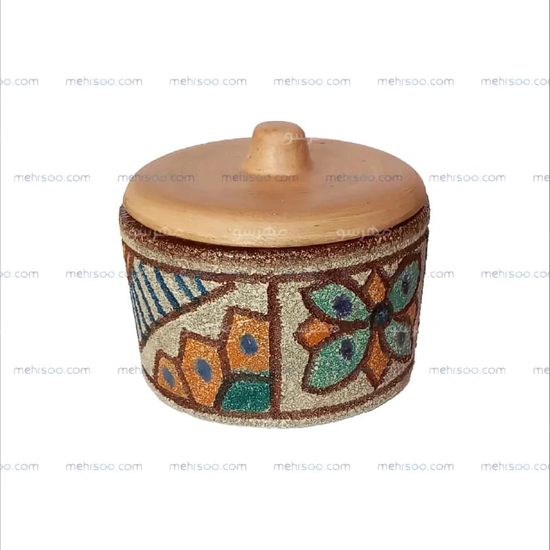 شکلات خوری سرامیکی کوچک طرح کویر (لانجین) — تصویر ۸