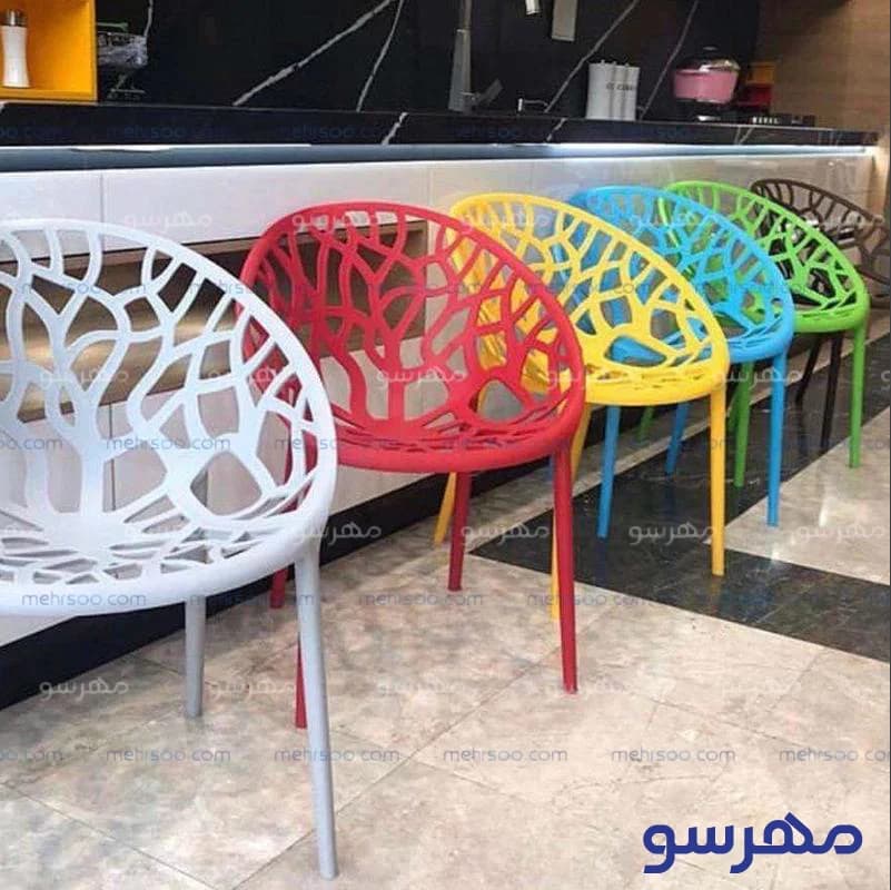 صندلی شاخ و برگی پلی کربنات — تصویر ۷