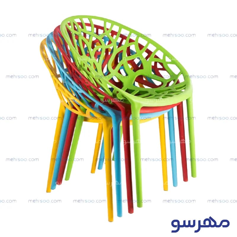 صندلی شاخ و برگی پلی کربنات — تصویر ۸