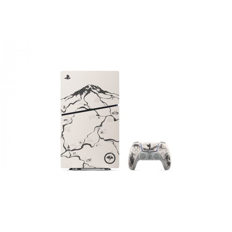 کنسول سونی مدل درایو پلی استیشن 5 اسلیم PS5 Slim Limited Edition Ghost Of YOTEI Black — تصویر ۲