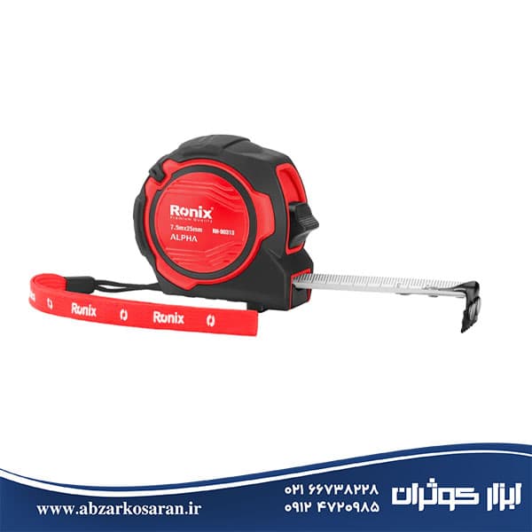 متر روکشدار 7.5 متری آلفا رونیکس Ronix مدل RH-90313 — تصویر ۲
