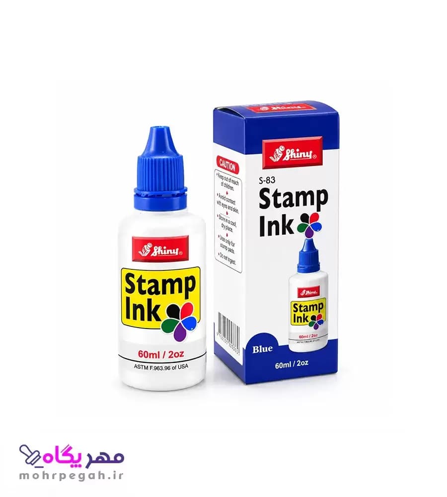 جوهر مهر ژلاتینی 60 میلی لیتر Shiny S-83 — تصویر ۳