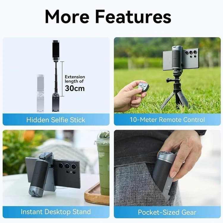 نگهدارنده سلفی موبایل اورجینال تلسین مدل P1-MP-01 — تصویر ۸