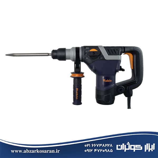 دریل بتن کن 4 شیار 1100 وات 5 کیلویی رابین Rabin مدل R4014 — تصویر ۴