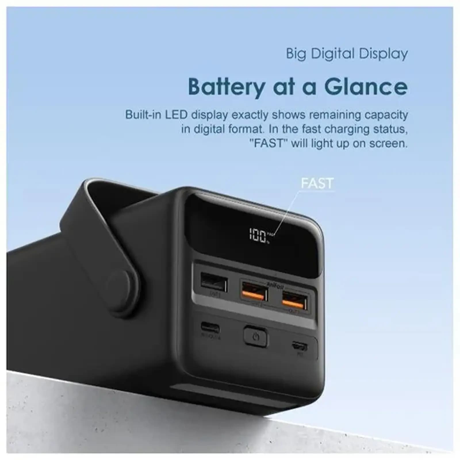 پاور بانک اورایمو مدل PowerBox 500 با ظرفیت 50000mAh و توان 22.5W — تصویر ۹
