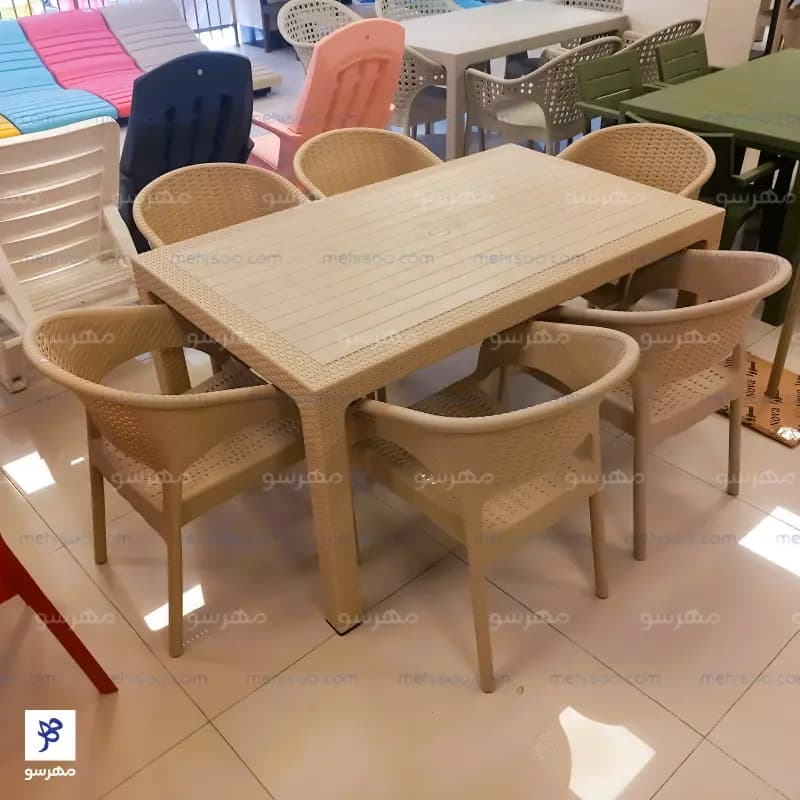 صندلی پلاستیکی مدل نفیس — تصویر ۳