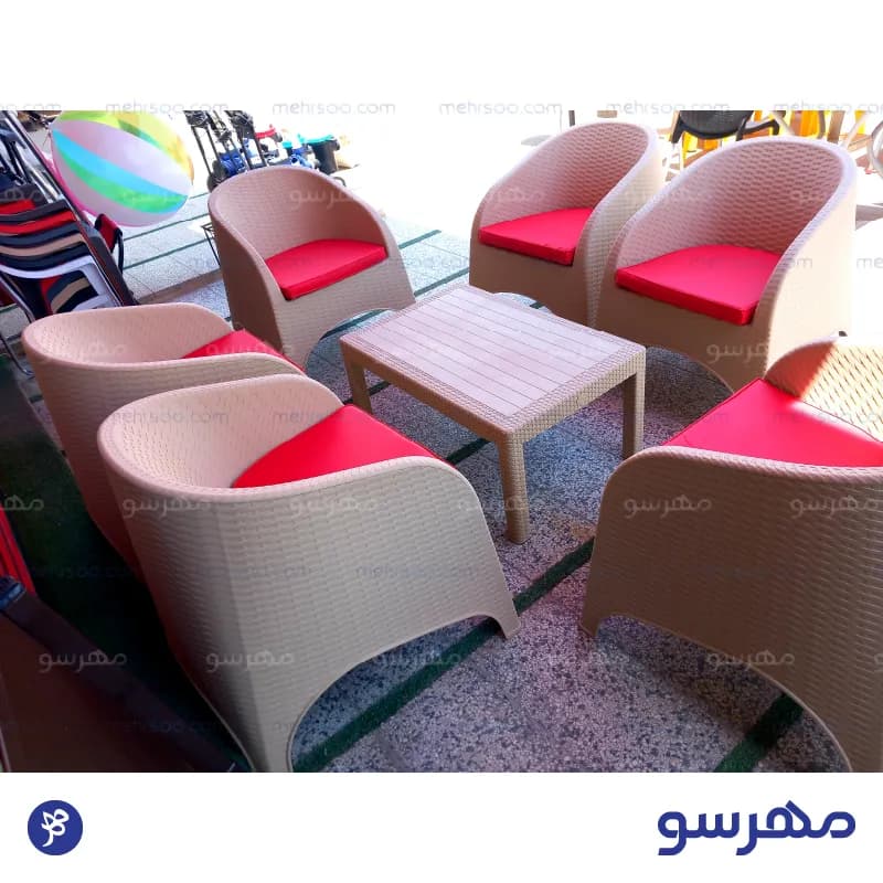 صندلی مبلی پلاستیکی — تصویر ۵