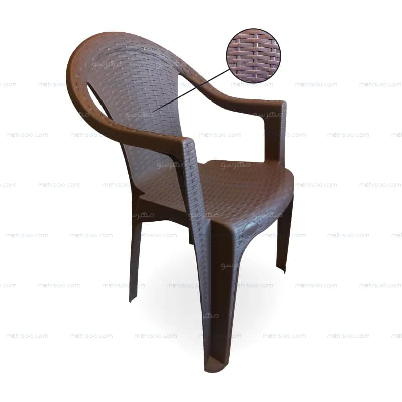 صندلی حصیری دسته دار — تصویر ۲