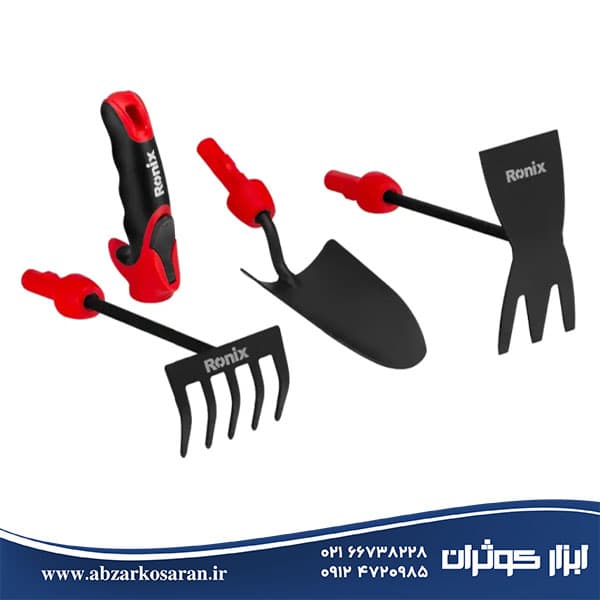 کیت ابزار باغبانی سطلی تاشو 5 پارچه رونیکس Ronix مدل RS-0009 — تصویر ۵