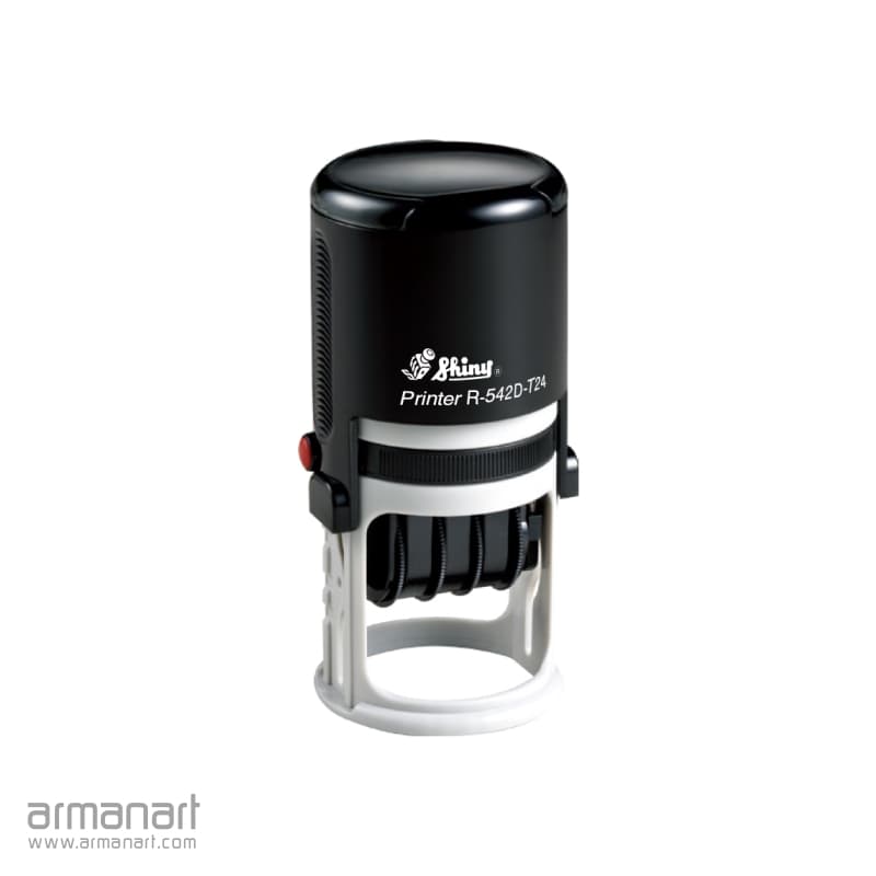 مهر ژلاتینی ساعت و تاریخ دار Shiny R-542D-T24 — تصویر ۲