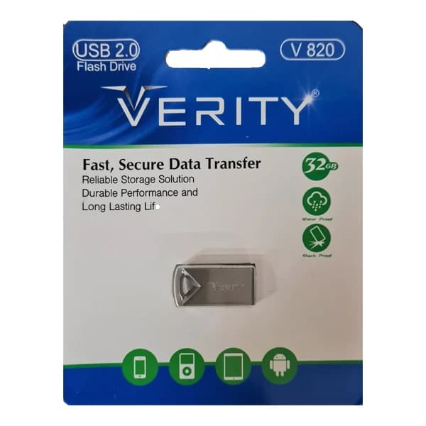 فلش مموری وریتی مدل V-820 ظرفیت 32GB — تصویر ۲