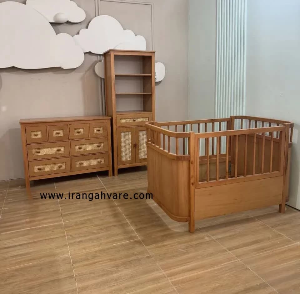 ست ٣ تيكه چوبى حصيرى كد S — تصویر ۸