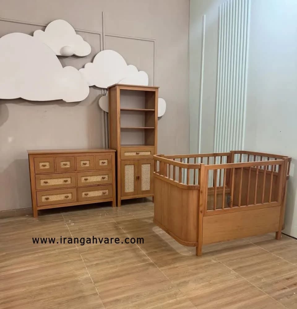 ست ٣ تيكه چوبى حصيرى كد S — تصویر ۵