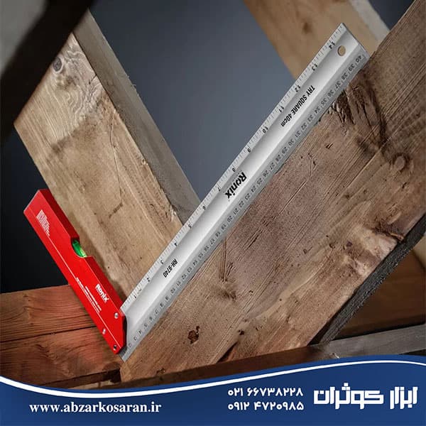 گونیا 40 سانت تراز دار رونیکس Ronix مدل RH-9740 — تصویر ۷