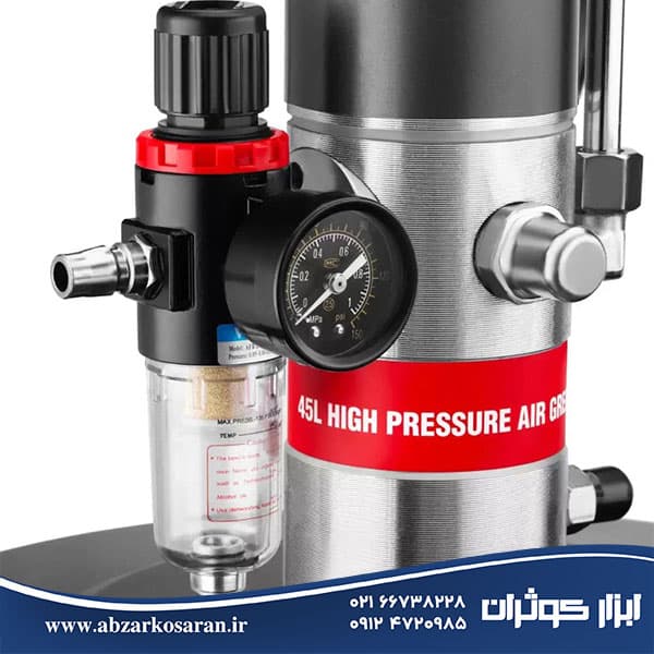 گریس پمپی سطلی 30 لیتری رونیکس Ronix مدل RH-4308 — تصویر ۱۲