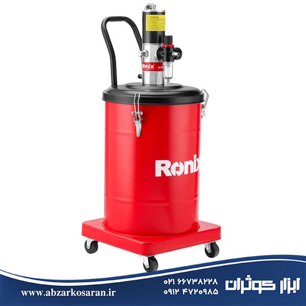 گریس پمپی سطلی 30 لیتری رونیکس Ronix مدل RH-4308 — تصویر ۳