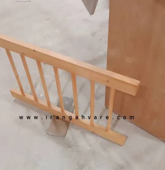 ست دو تيكه تخت مونته سورى منحنى و دراور چوب و حصير — تصویر ۷