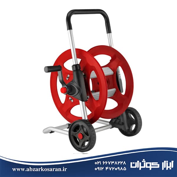شلنگ جمعکن دستی چرخدار فلزی 60 متری رونیکس Ronix مدل RH-6160 — تصویر ۴