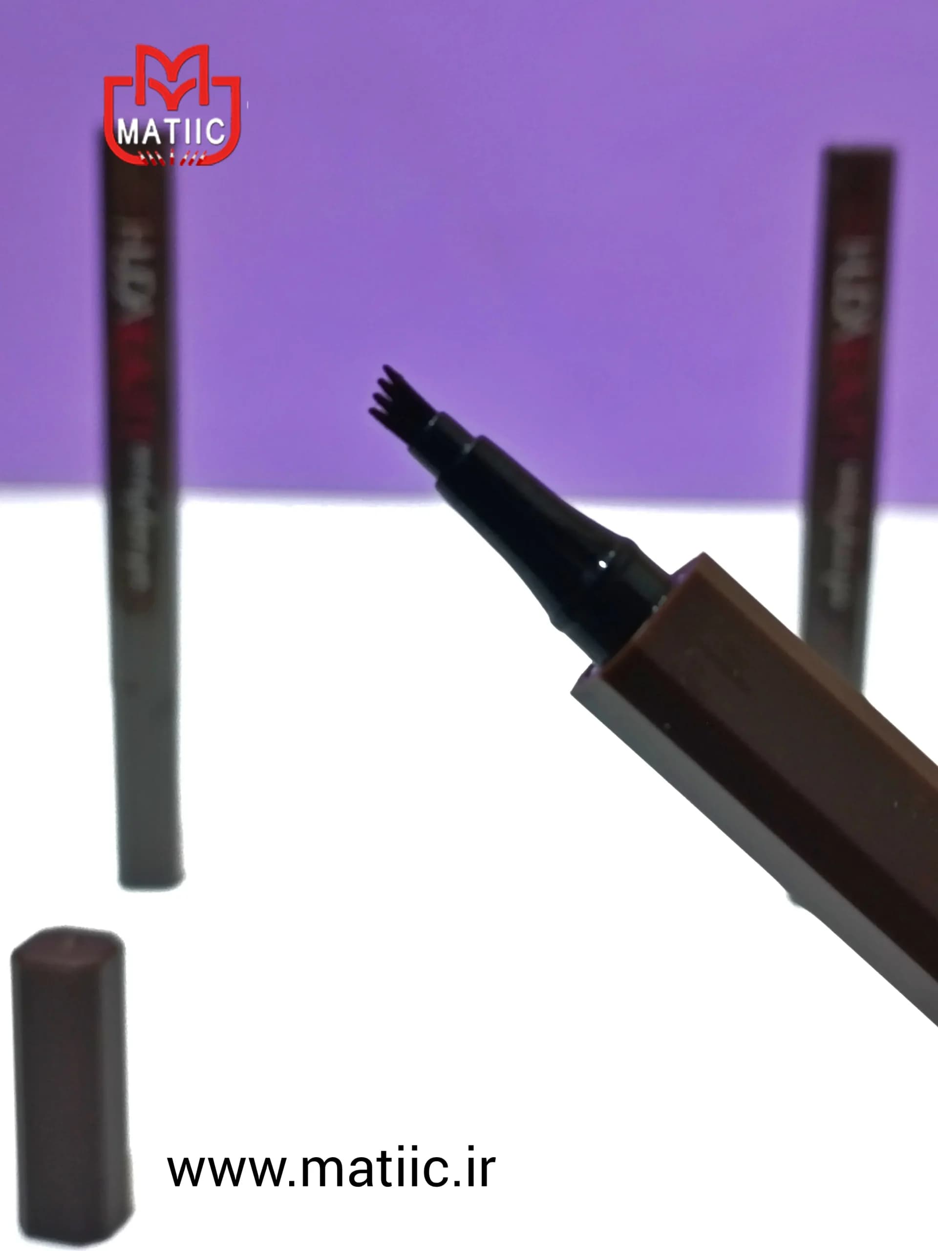 هاشور ابرو هدی بیوتی مدل Mini Eyebrow Pen — تصویر ۲