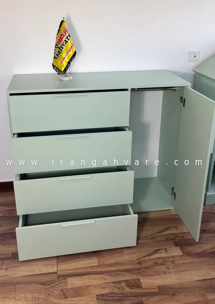 دراور بزرگ با ٤ كشو كمد كنارى عرض ١٢٠ و ارتفاع ١٠٠ — تصویر ۱۱