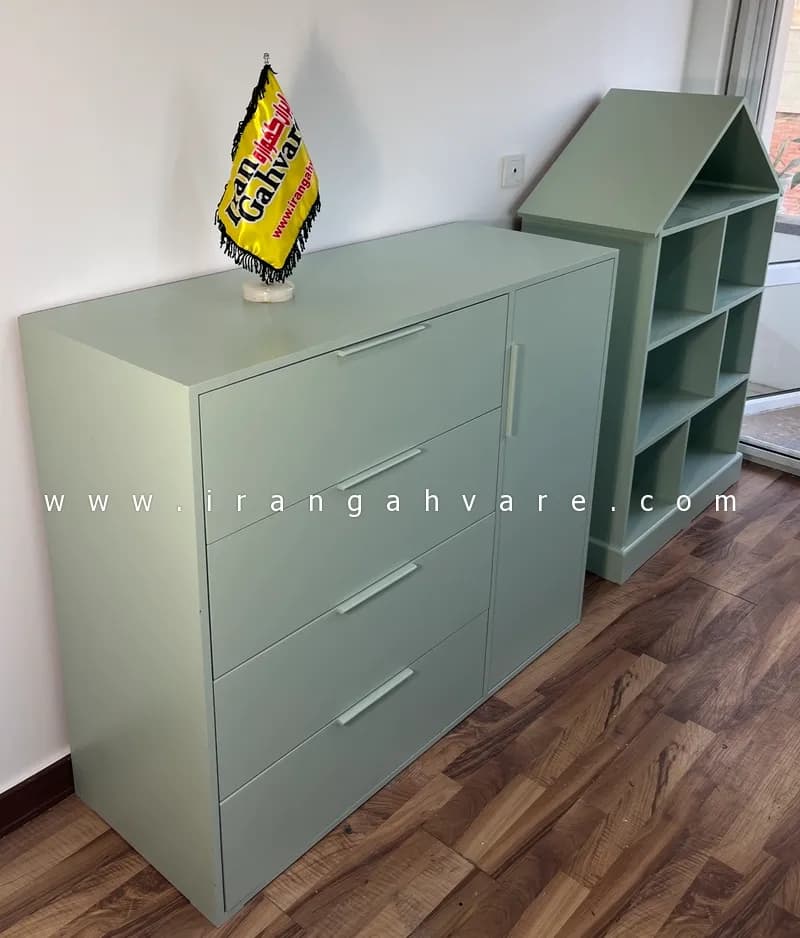 دراور بزرگ با ٤ كشو كمد كنارى عرض ١٢٠ و ارتفاع ١٠٠ — تصویر ۶