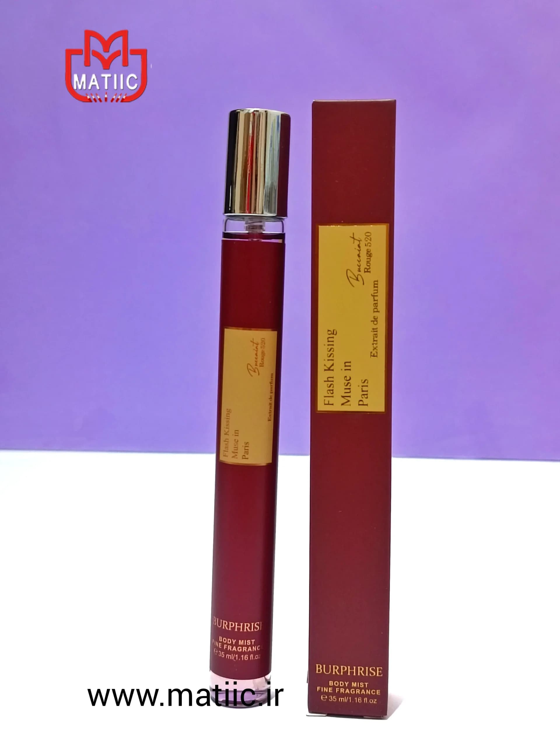 عطر قلمی Burphrase Flash Kissing in Paris با حجم 35 میل