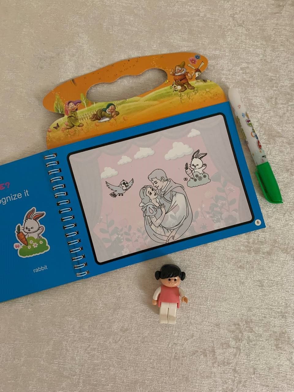کتاب جادویی نقاشی با آب طرح سفیدبرفی — تصویر ۵
