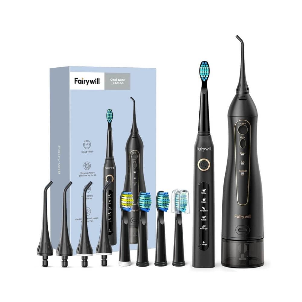 مسواک برقی و واترجت Oral Care Combo مدل Fairy will 507 + 5020 — تصویر ۲