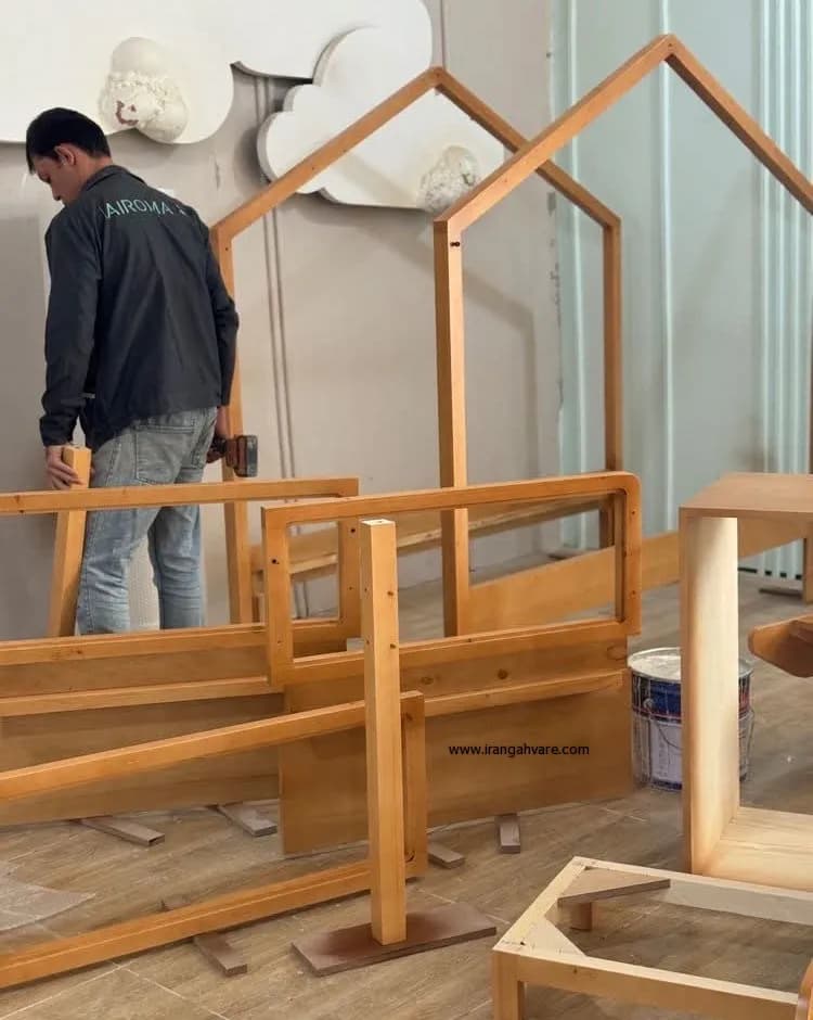 كلبه حصيرى با تخت مهمان و سرسره — تصویر ۴