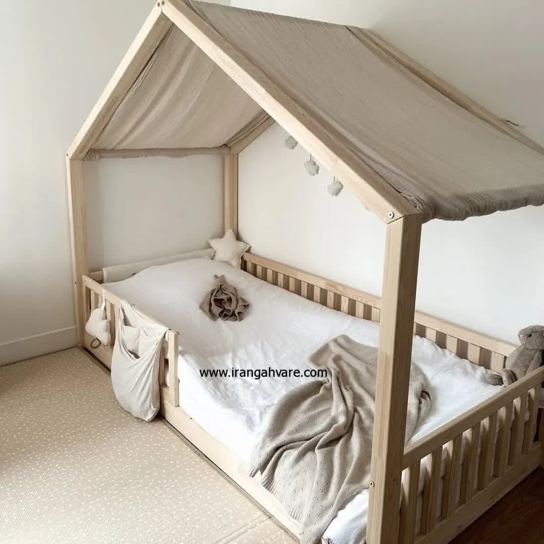 كلبه چوبى نرده مستطيل كد B — تصویر ۶