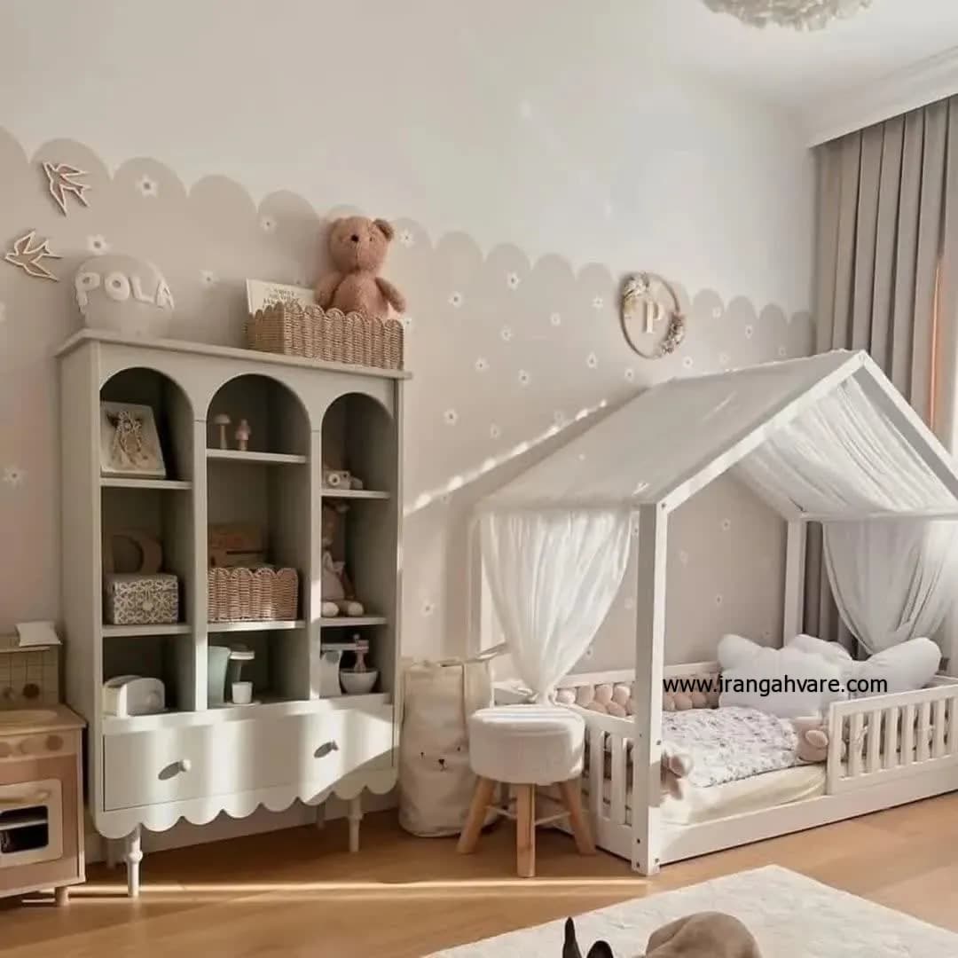 كلبه چوبى نرده مستطيل كد B — تصویر ۸