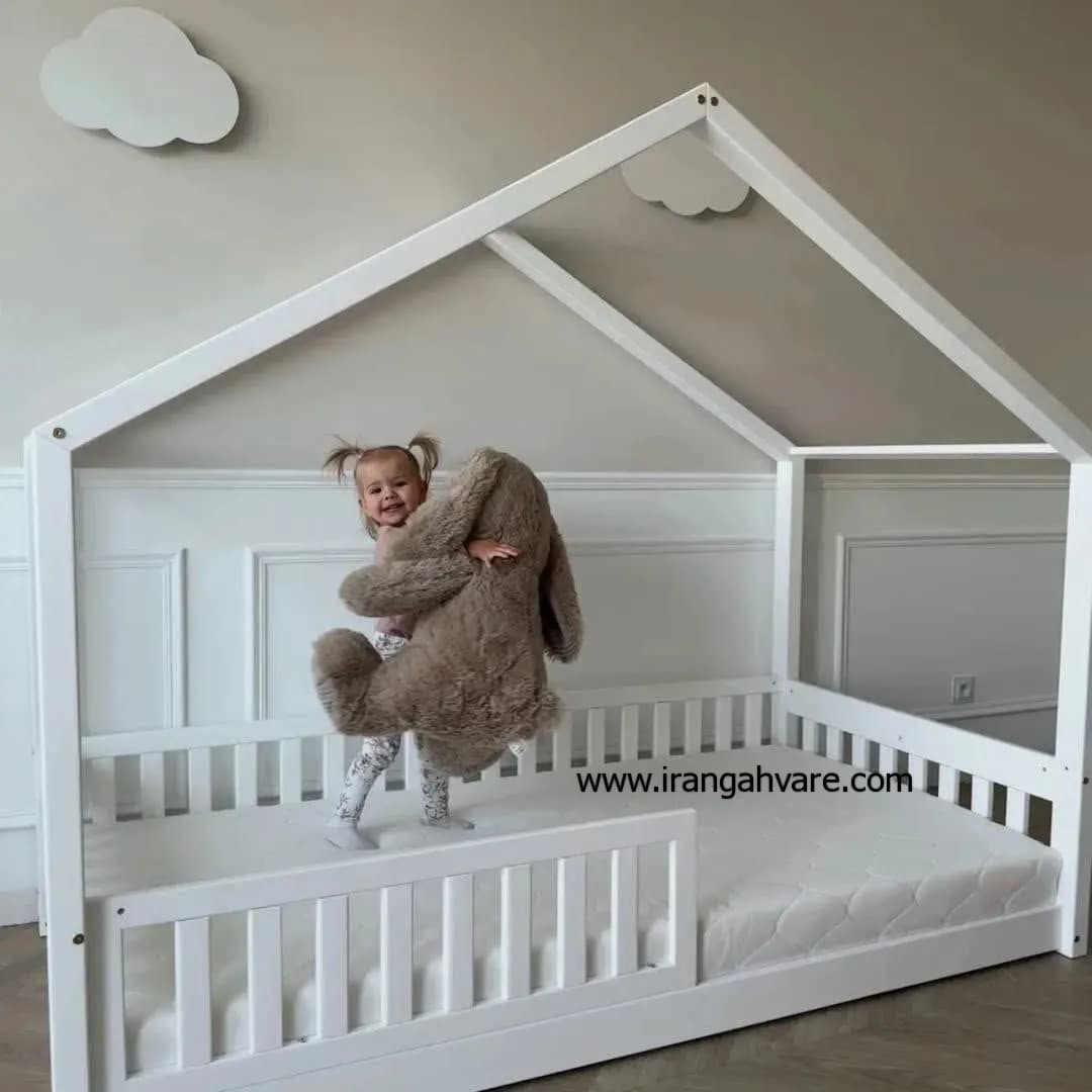 كلبه چوبى نرده مستطيل كد B — تصویر ۵